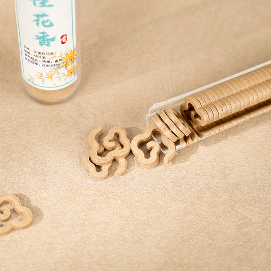 Osmanthus Fragrance No-Binder Mini Coils - Handcrafted Aroma for Relaxation