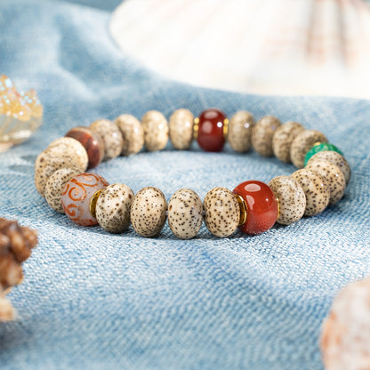 Agate Bracelet Quiet Shield Agate for bring protection