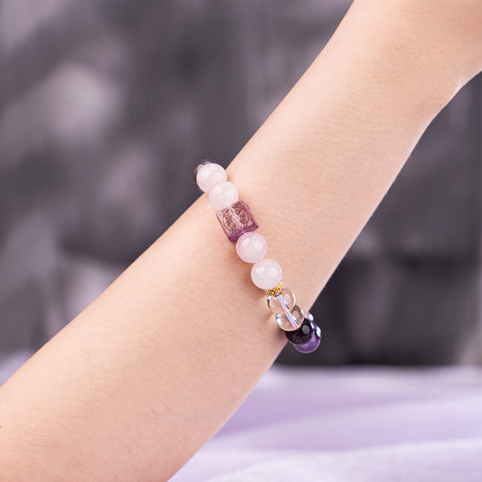 Focused Flow A Crystal Bracelet Crystal for attract luck