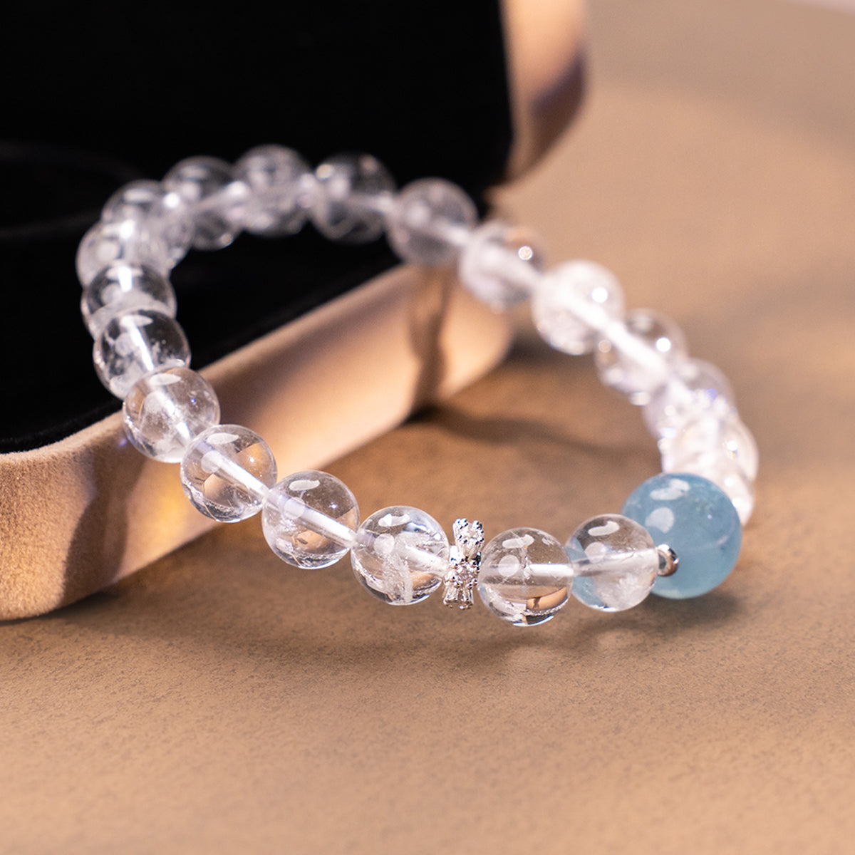 Centered and Clear A Crystal Bracelet Crystal that supports meditation