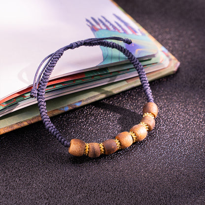 Wrist talisman a Agarwood piece for steady focus, calm and personal growth
