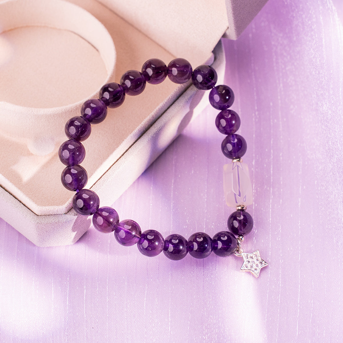 Mindful Balance wrist talisman Crystal for attract luck