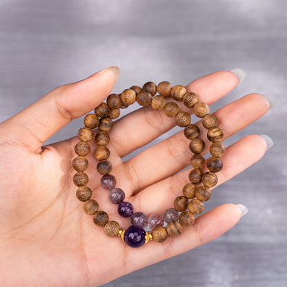 Centered and Clear Agarwood Crystal for invite calm