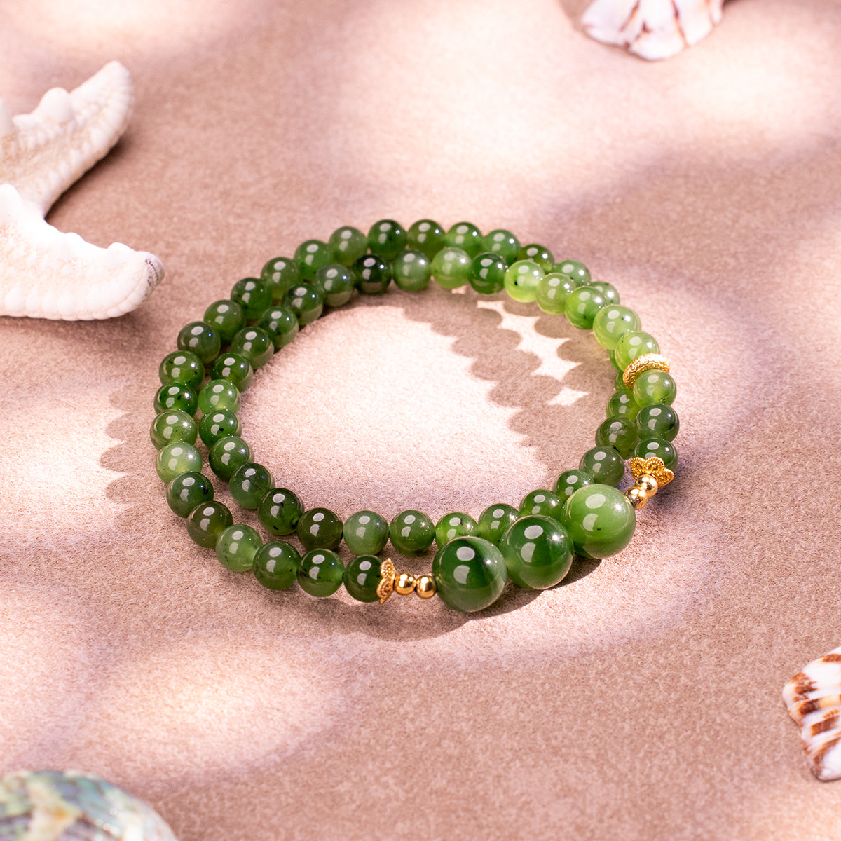 The Evergreen Path Centered and Clear Jade for encourage prosperity