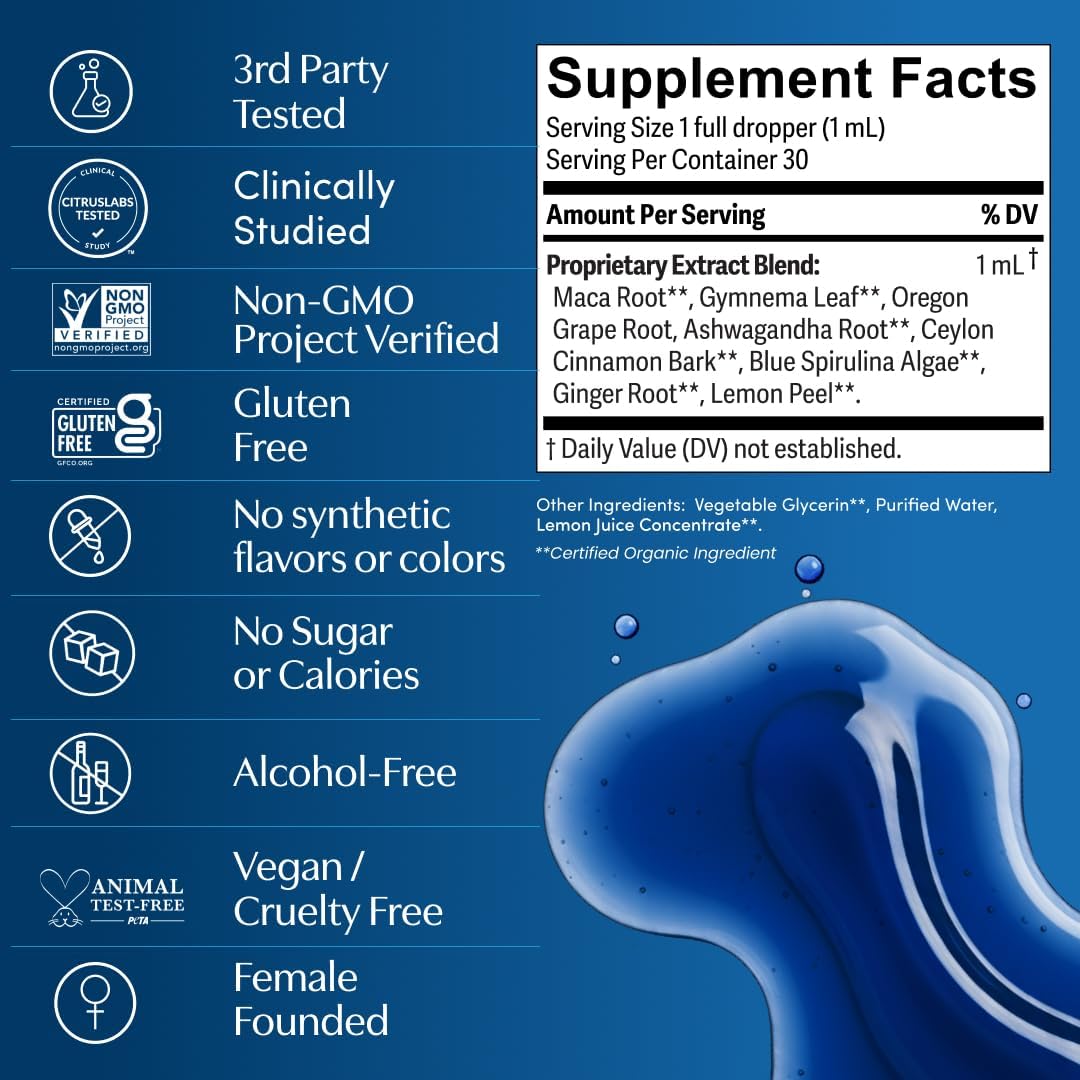 Apothékary Blue Burn Herbal Supplement Liquid Drops