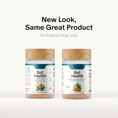 Snap Supplements Gut Health Lipase Supplement, Probiotic, 50 Vegan Capsules