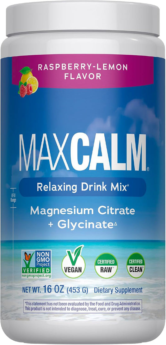 Magnesium citrate drink mix pouch, raspberry lemon, 16 oz