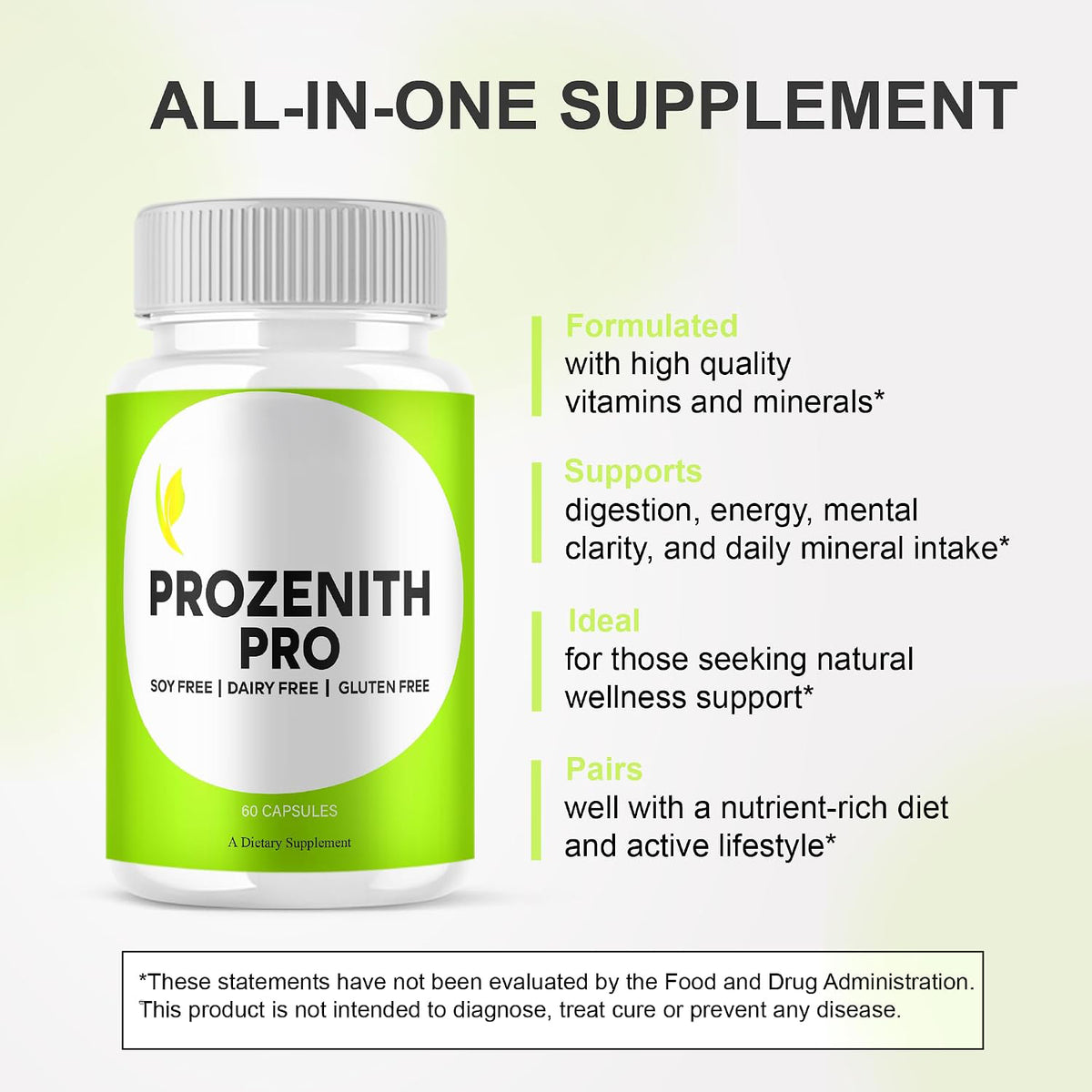 All-in-one supplement graphic for digestion, energy and mental clarity