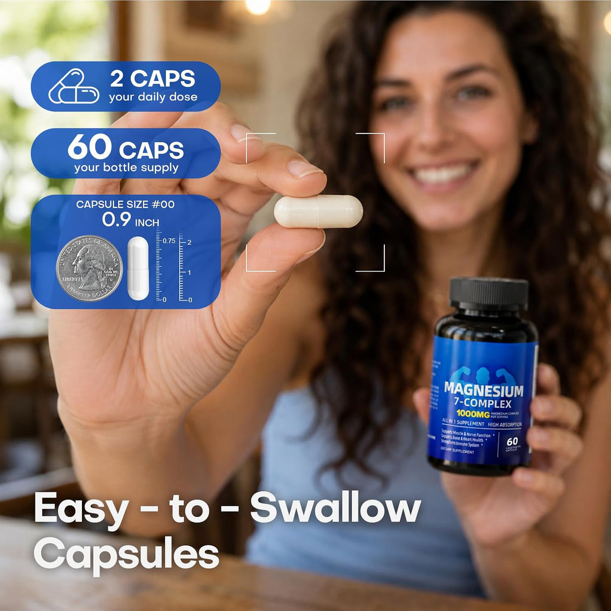 Magnesium 7 Complex Supplement, 7 Forms of Magnesium for Sleep & Muscle