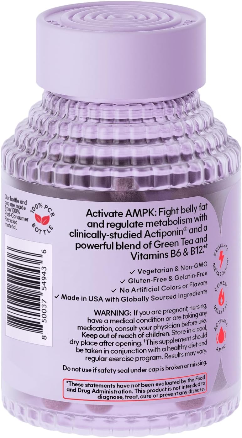 Lemme Burn Belly Fat Capsules for Metabolism Support, 30-Day Supply