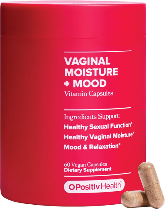 Women's intimate wellness capsules bottle