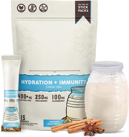 Salud 2-in-1 Hydration + Immunity Drink Mix, Horchata