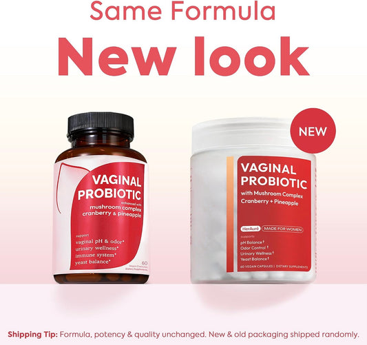 HerAure Vaginal Probiotics for Women -PH Balance,Yeast Balance,60CT