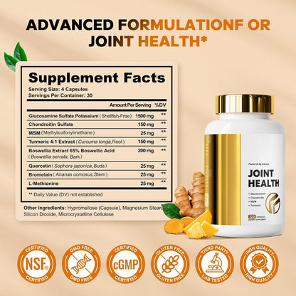 Glucosamine Chondroitin MSM for Joint Health and Flexibility