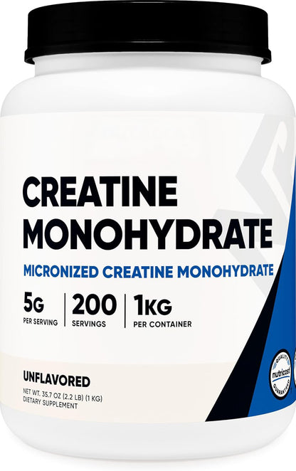 Nutricost Creatine Monohydrate Micronized Powder 500G, 100 Servings