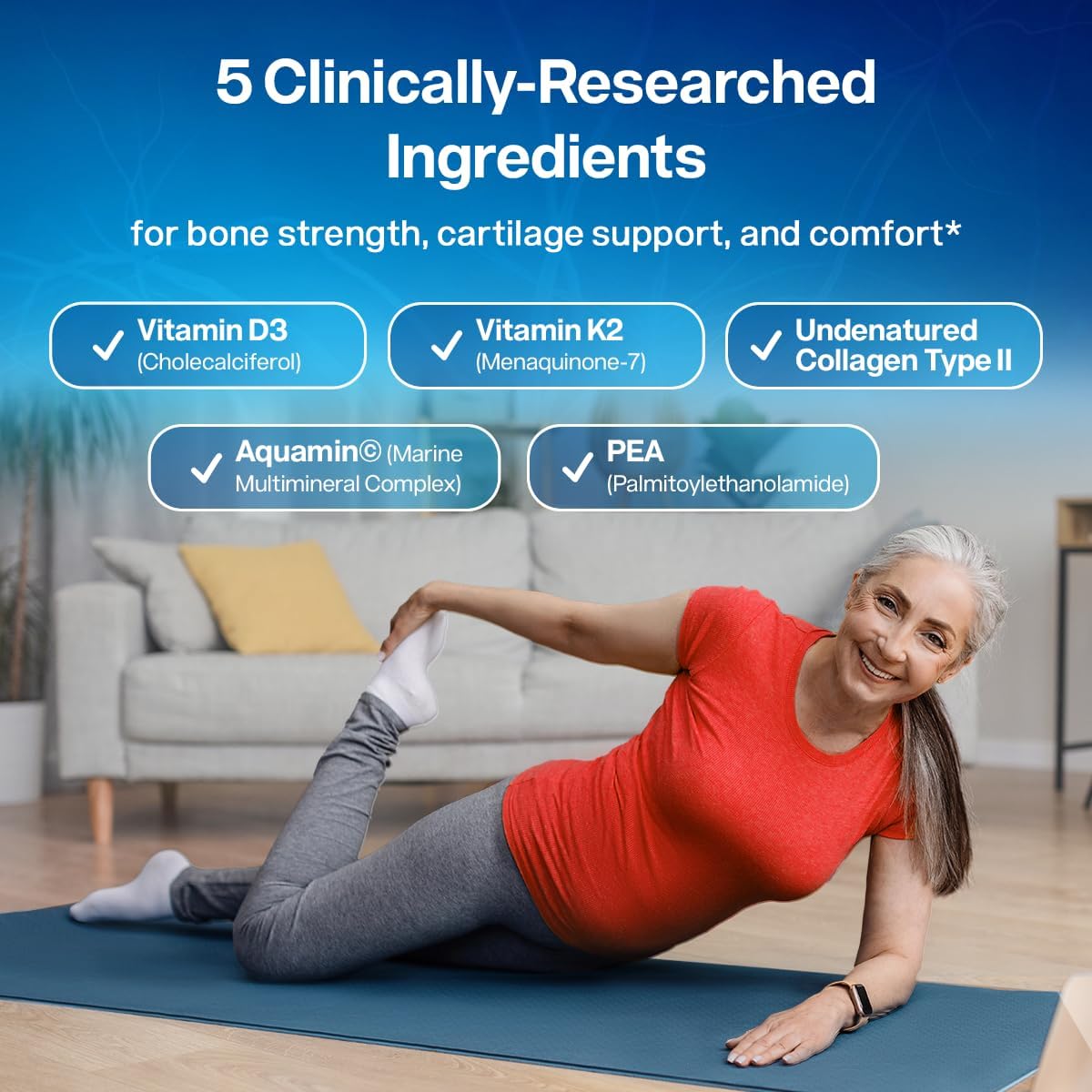 SciatiEase SciatiComfort Spine & Disc Support Supplement, 30 Day Supply