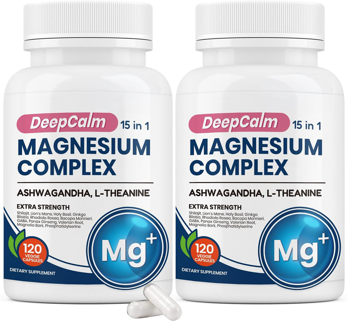 Magnesium complex bottle for women with 240 capsules