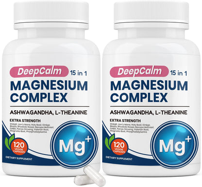 Magnesium complex bottle for women with 240 capsules