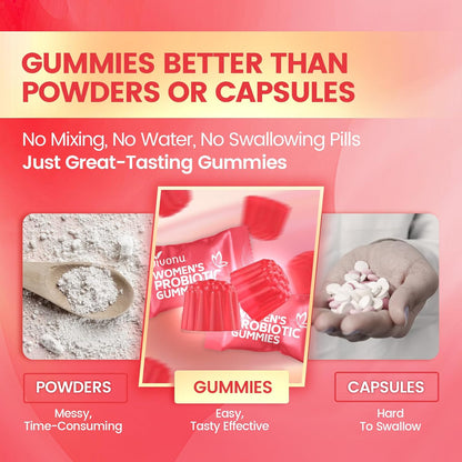 Women Probiotic Gummies, Vaginal Probiotics for Women