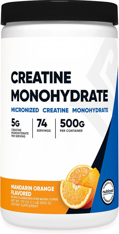 Nutricost Creatine Monohydrate Micronized Powder 500G, 100 Servings