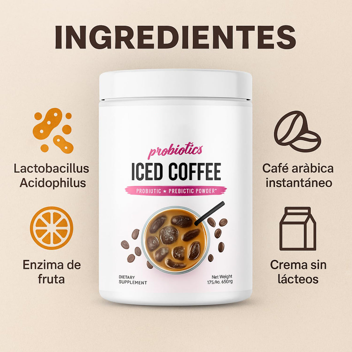 Bella all Natural Probiotics Iced Coffee