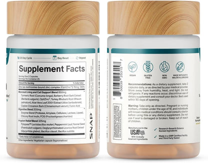 Snap Supplements Gut Health Supplement & Organic Spirulina Chlorella Bundle