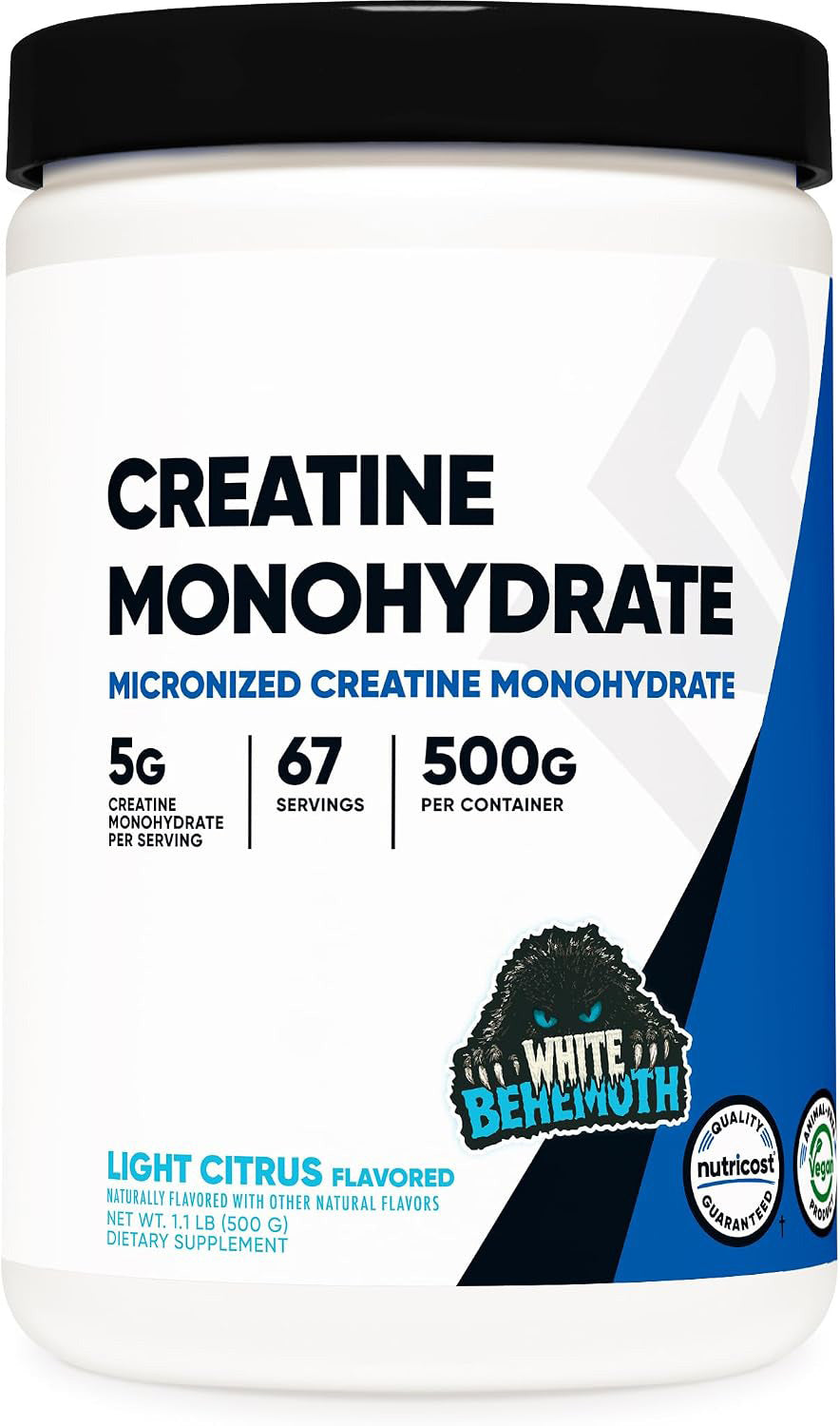Nutricost Creatine Monohydrate Micronized Powder 500G, 100 Servings