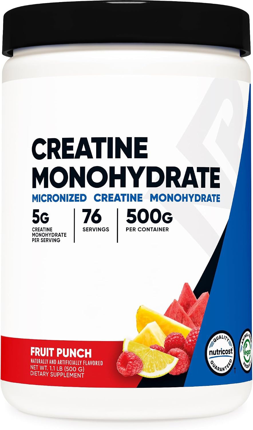 Nutricost Creatine Monohydrate Micronized Powder 500G, 100 Servings