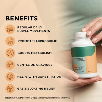 Emma Relief: Dr. Endorsed Supplement for Constipation,Gas & Bloating Relief