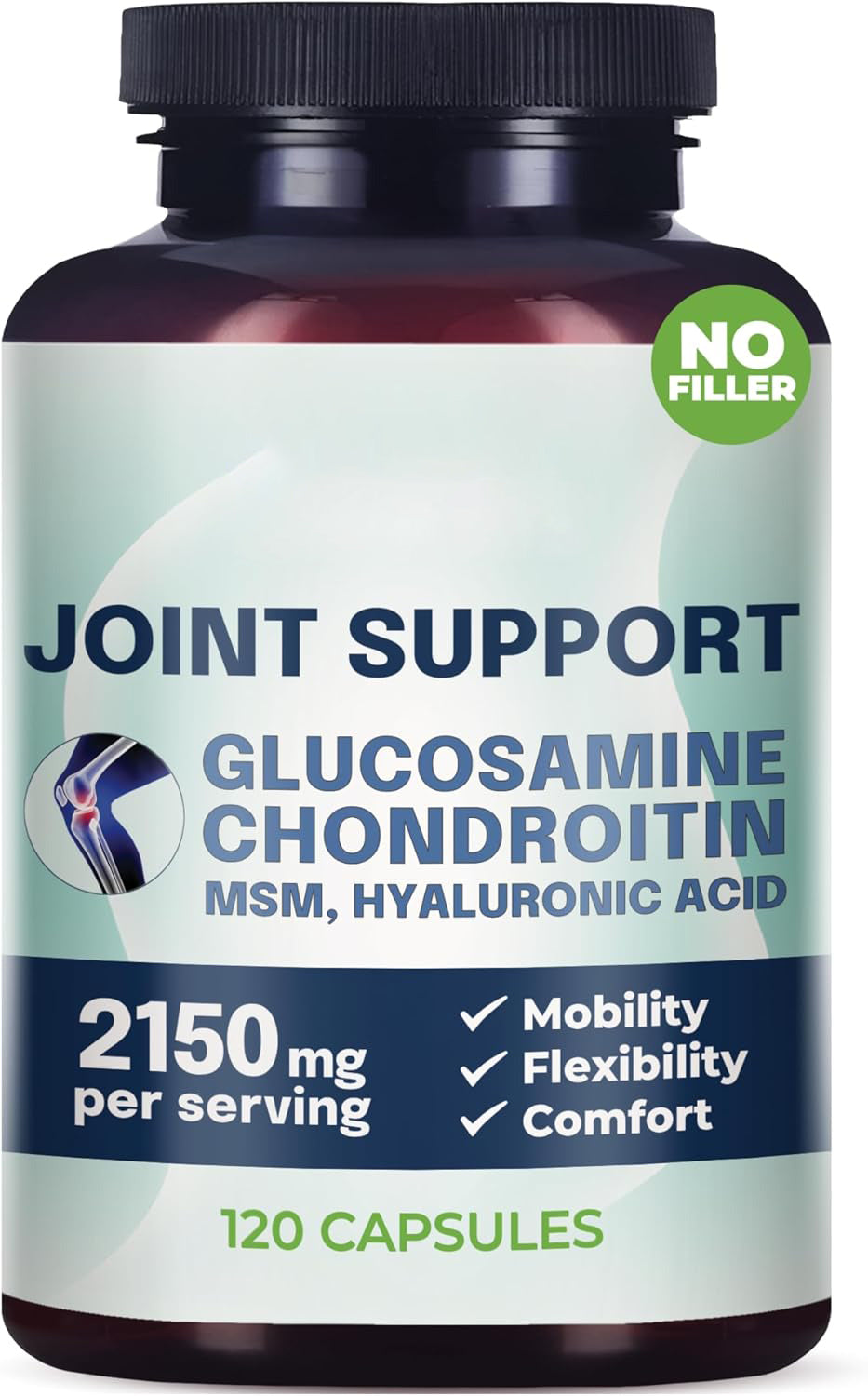 Why Not Natural Glucosamine Chondroitin, MSM, Joint Support Supplements - Knee Pain Joints Health Suppplement