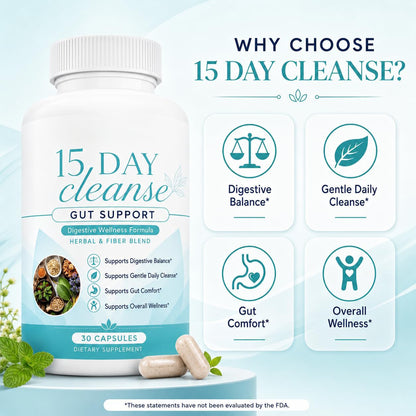 Reasons to choose the 15 day cleanse graphic