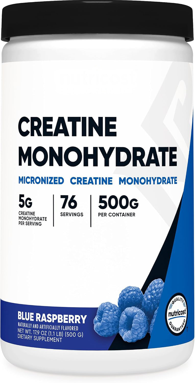Nutricost Creatine Monohydrate Micronized Powder 500G, 100 Servings