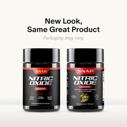 Updated nitric oxide booster packaging