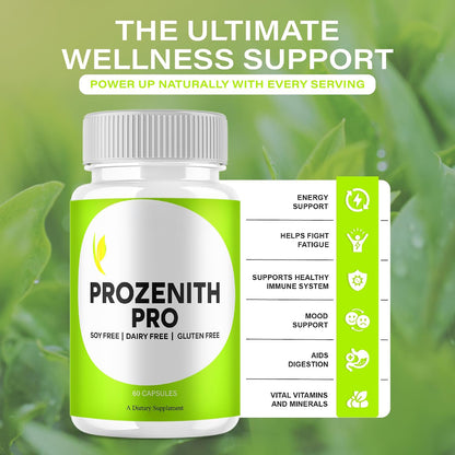 Wellness support icons for energy, immunity, digestion and daily intake