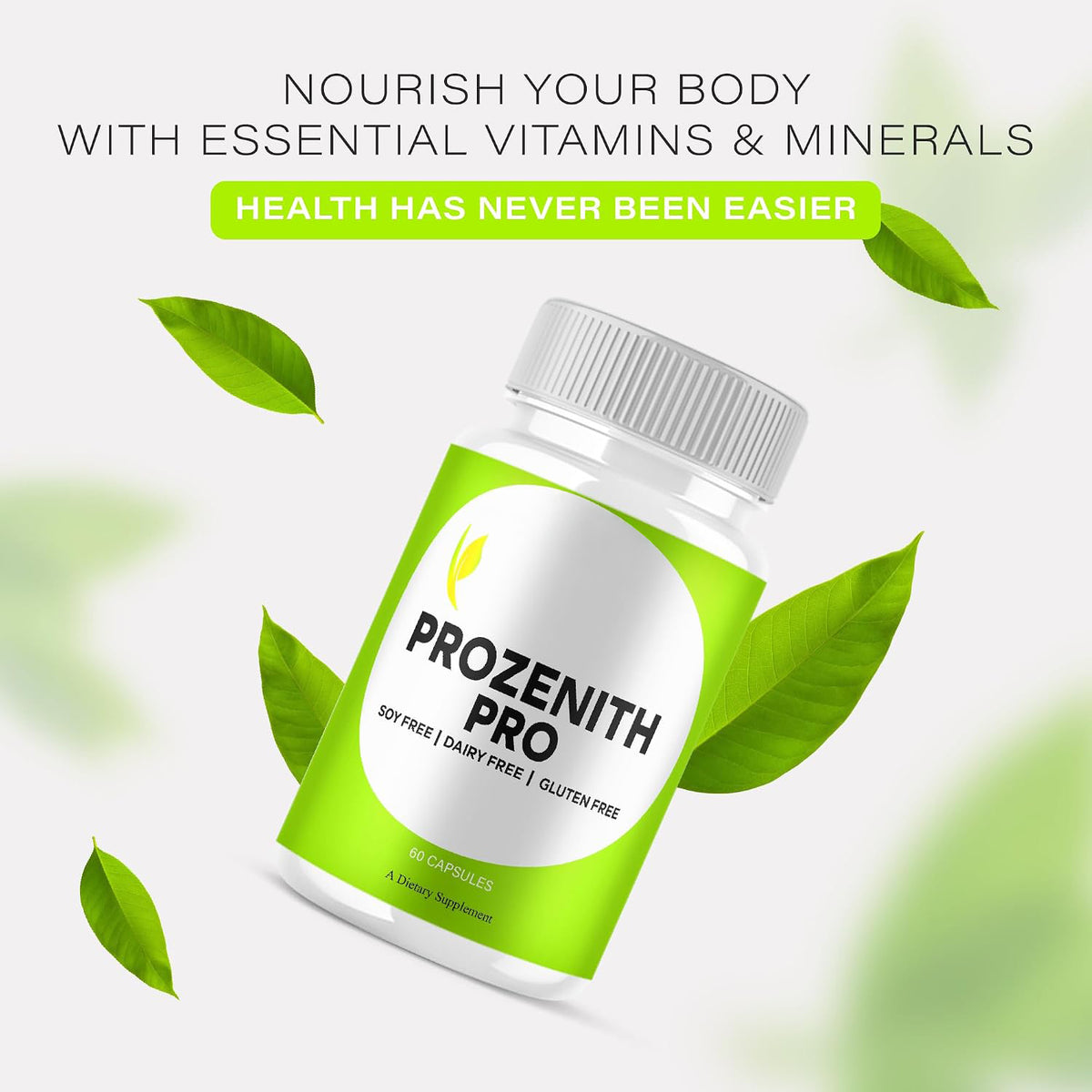 Graphic of the all-in-one formula with vitamins and minerals
