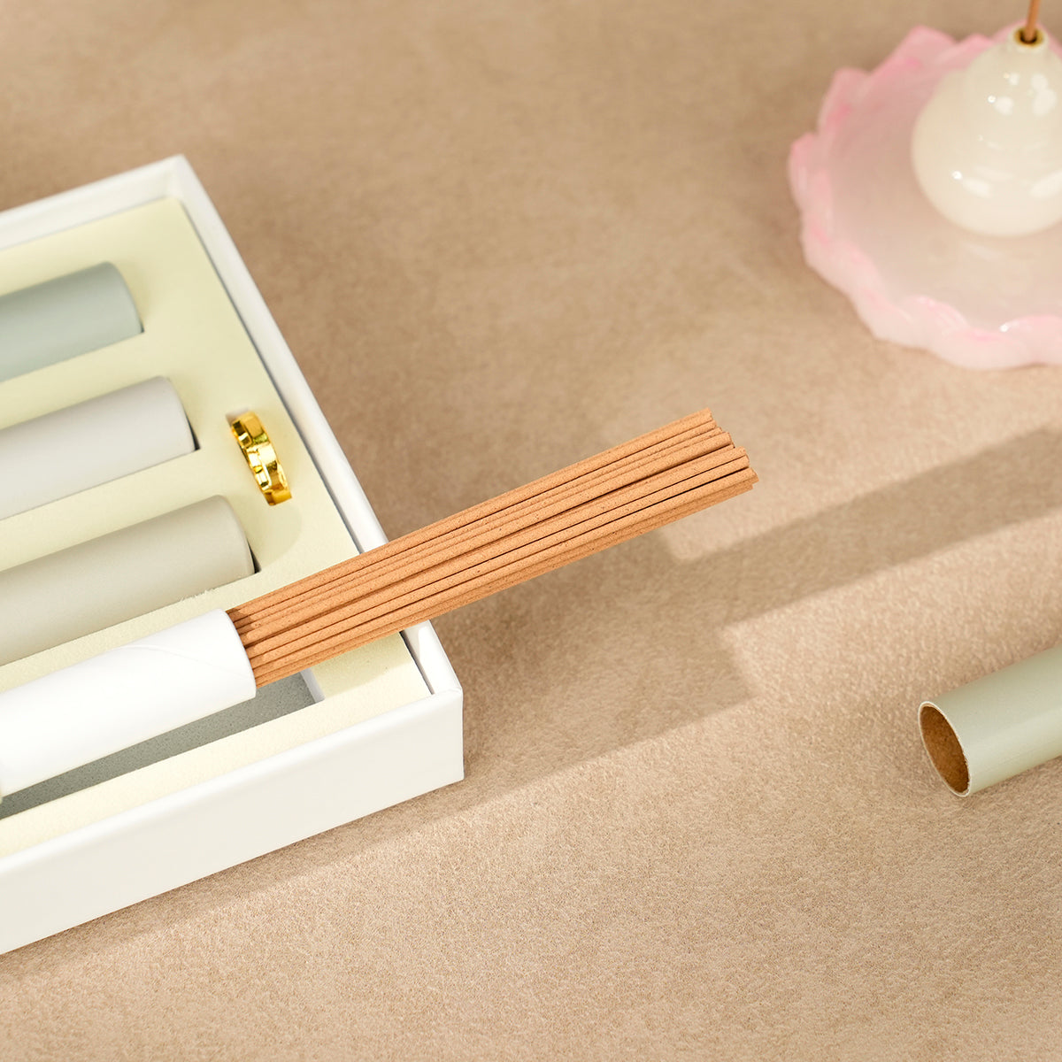 Four seasons Handmade Incense Gift Set – 4 Fragrances Natural Incense Sticks Set