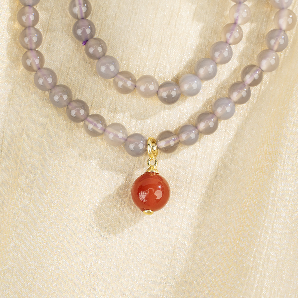 Smoky Agate Double-Wrap Bracelet — Grounded Style & Protective Energy