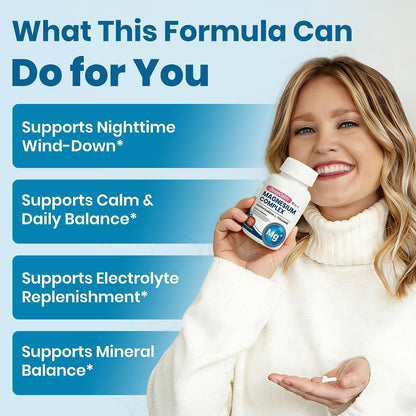 Ingredient panel for the 15-in-1 magnesium complex