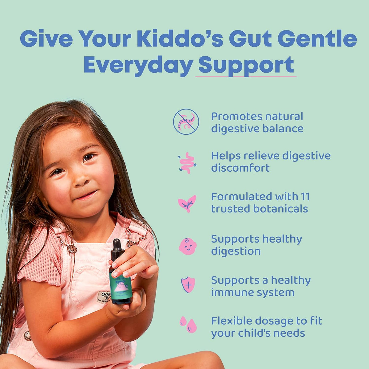 JoySpring ParaPatrol Kids Gut Cleanse Drops, Black Walnut, 30 Servings