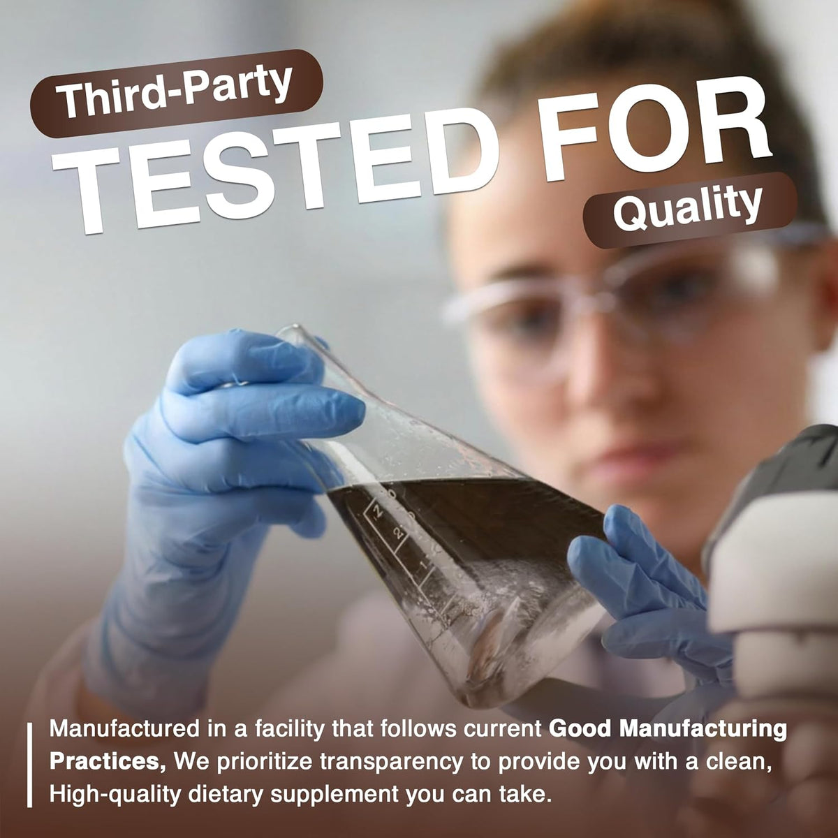 Technician testing black seed oil quality in a laboratory