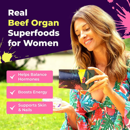 Primal Queen Grass Fed Beef Organ Supplement for Women, 60 Capsules