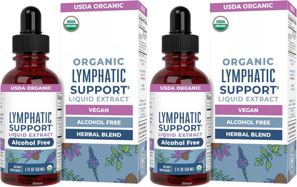 MARYRUTH'S Organic Lymphatic Support Liquid Drops, Herbal Blend, Non-GMO