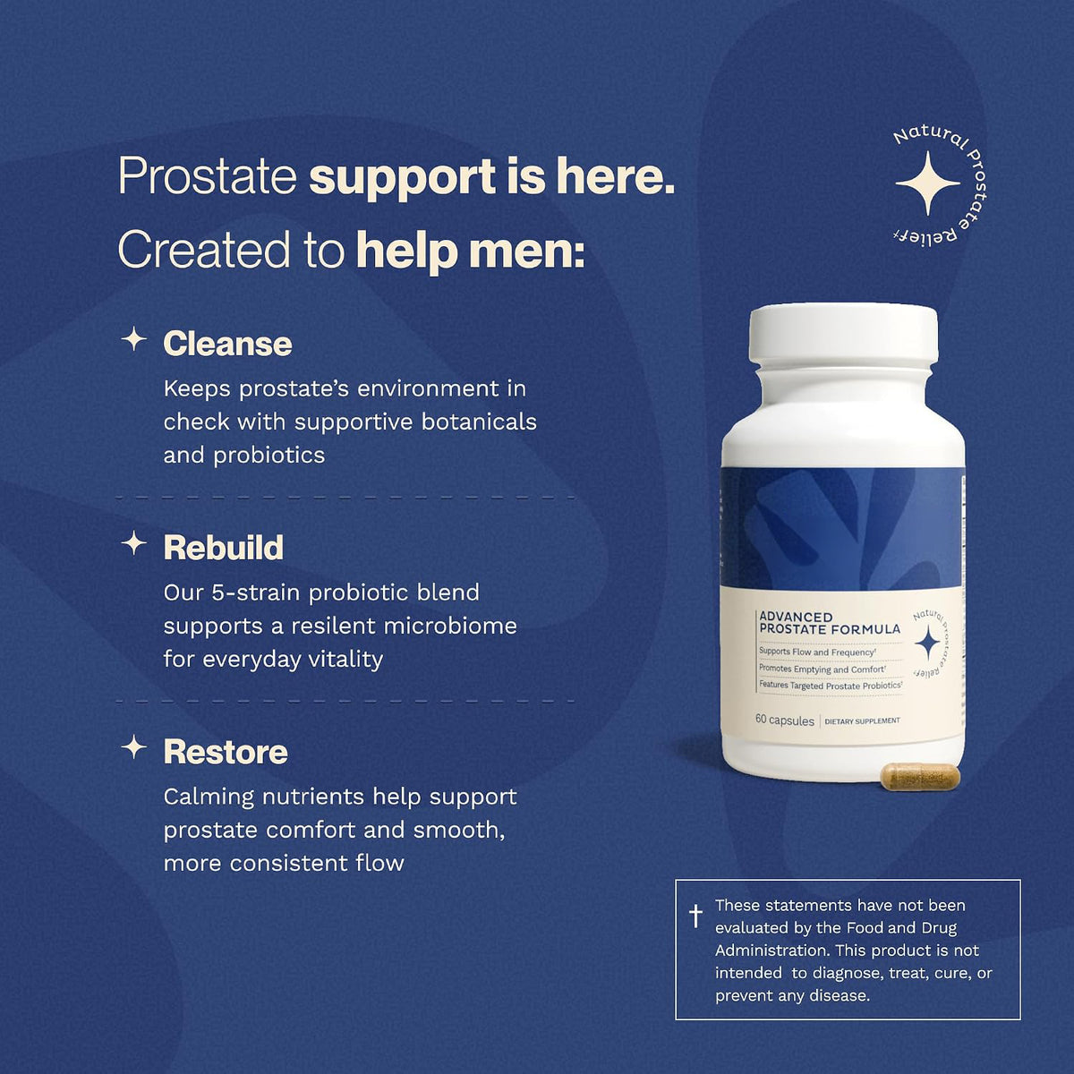 Prostate support benefits beside the bottle