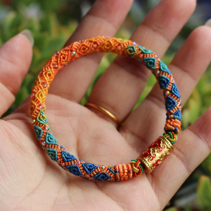 Meander Pattern Bracelet DIY Kit — Make Your Own Woven Bracelet