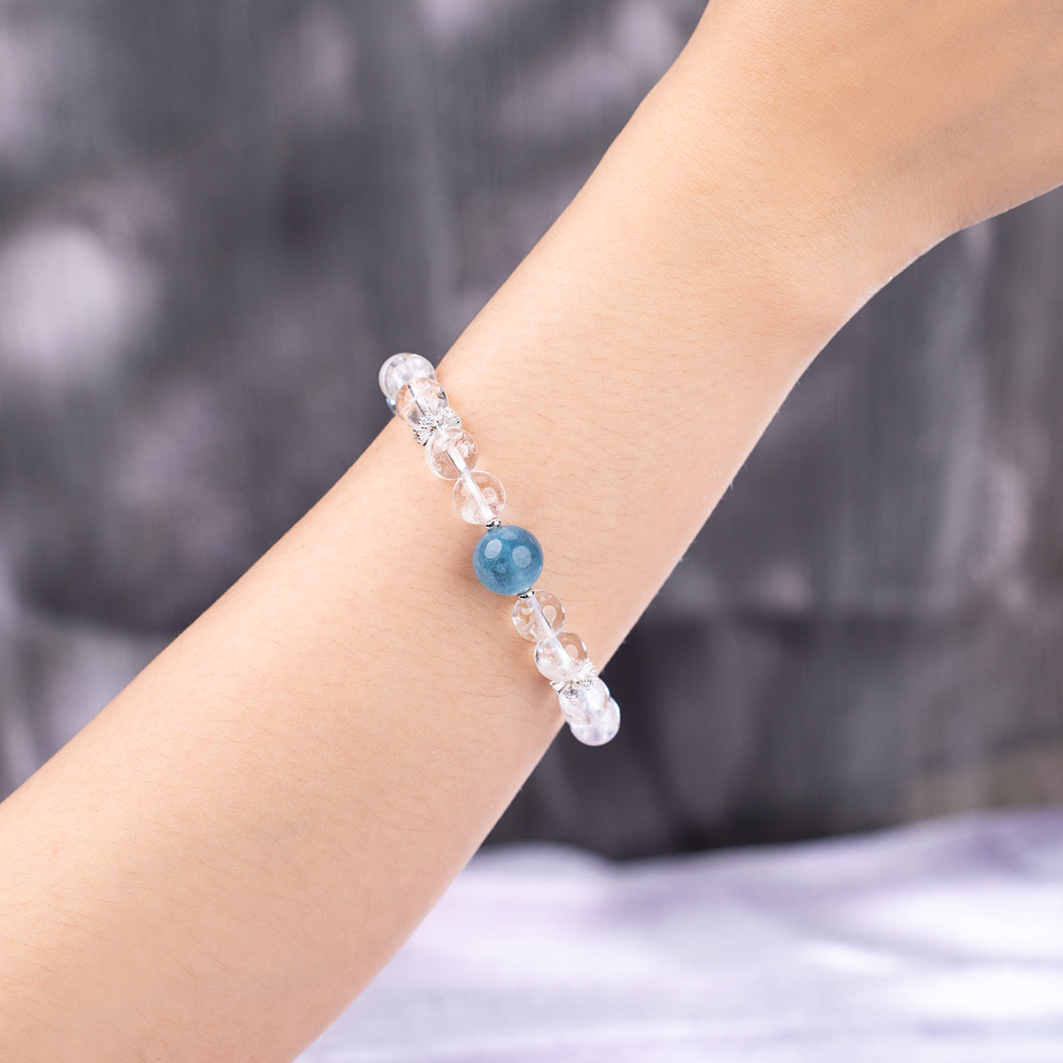 Centered and Clear A Crystal Bracelet Crystal that supports meditation