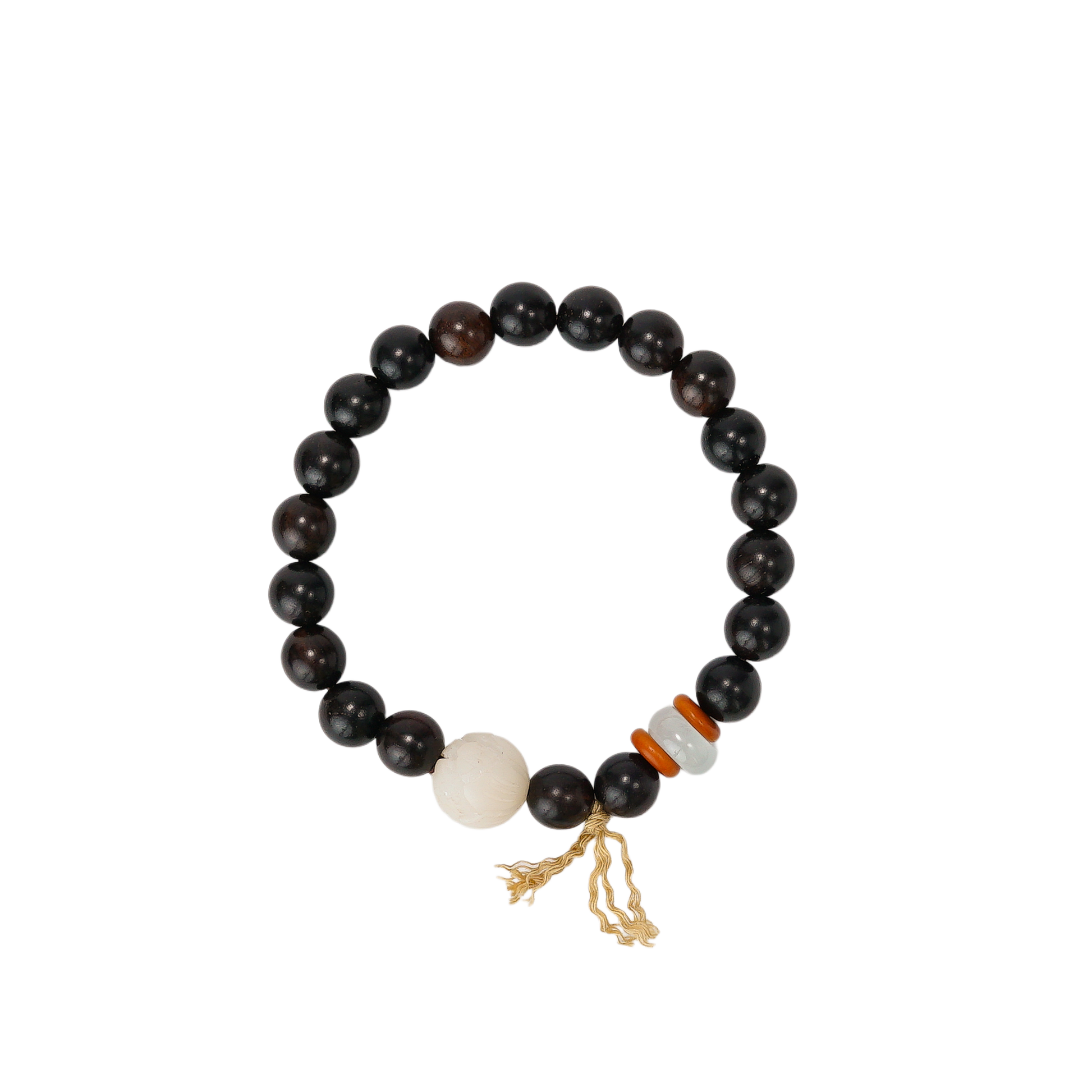 Focused Flow crafted with agate and rosewood Agate Rosewood for bring protection