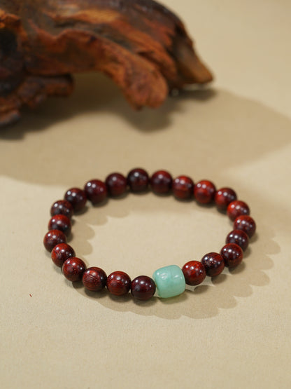 The Quiet Hearth: Rosewood Bracelet for Balance and Focus