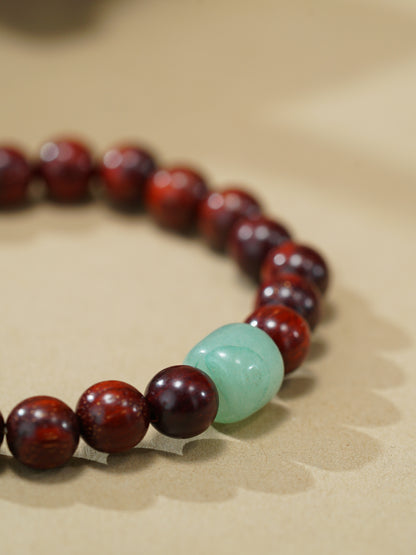 The Quiet Hearth: Rosewood Bracelet for Balance and Focus
