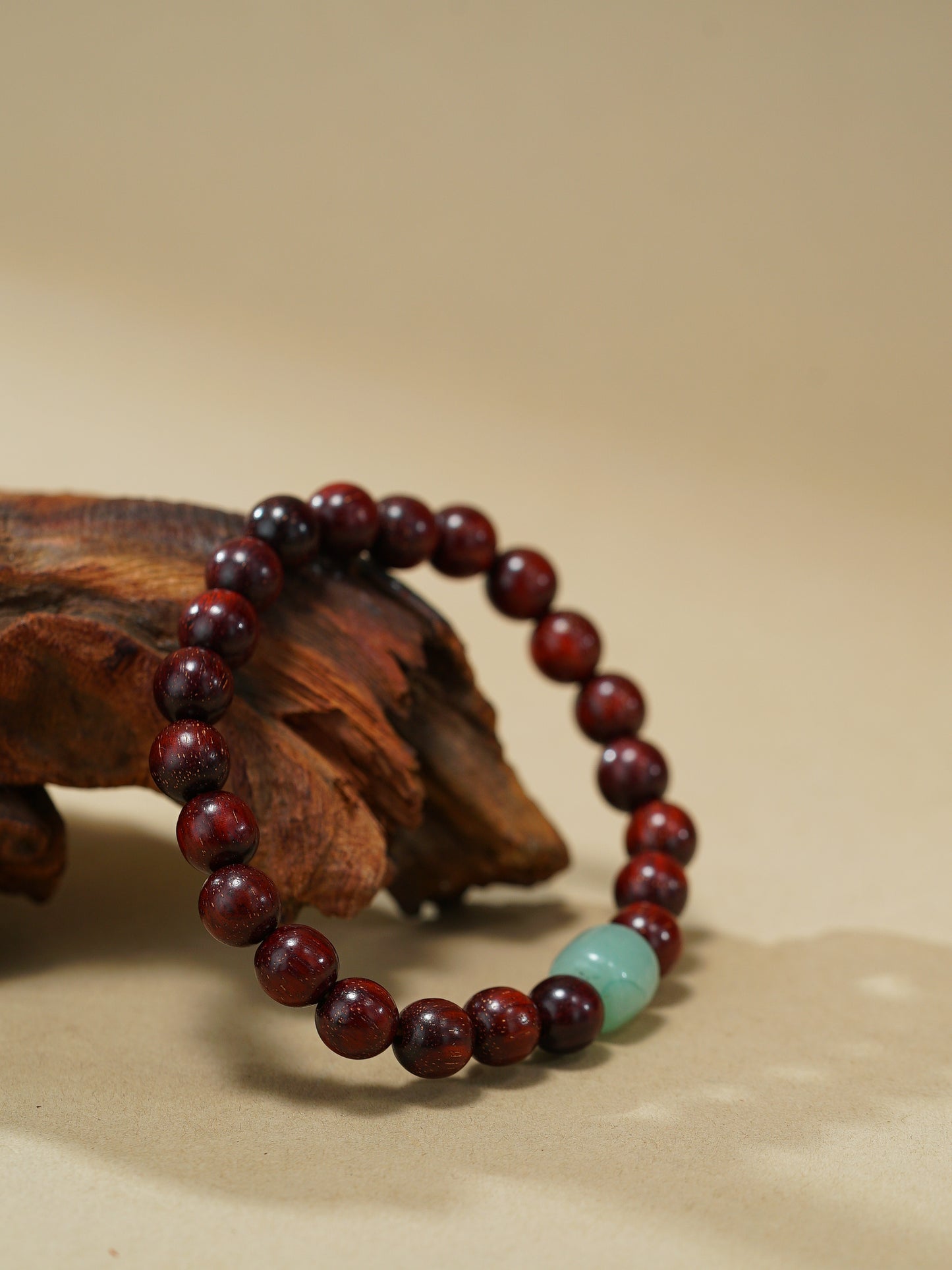 The Quiet Hearth: Rosewood Bracelet for Balance and Focus