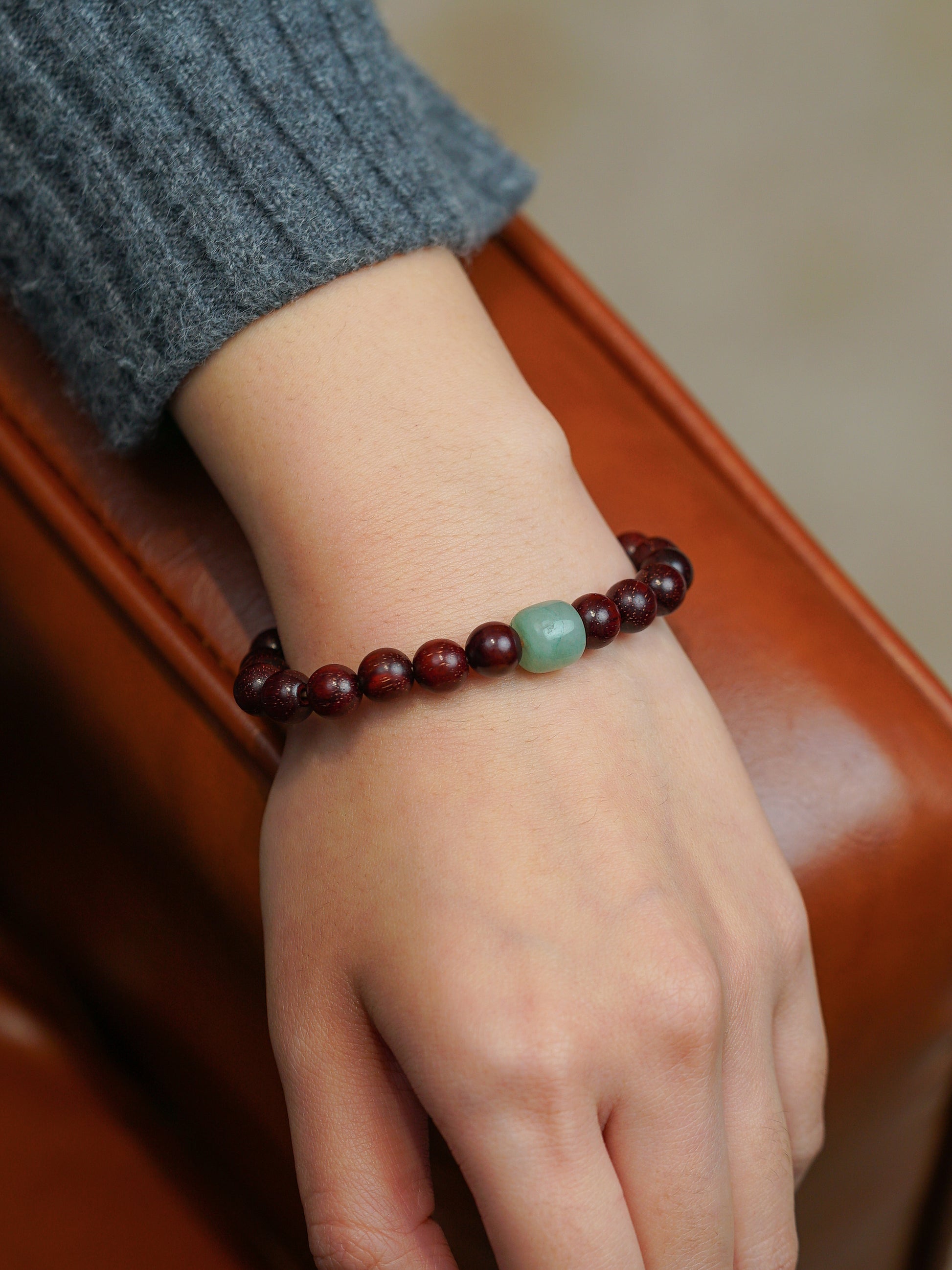 The Quiet Hearth: Rosewood Bracelet for Balance and Focus
